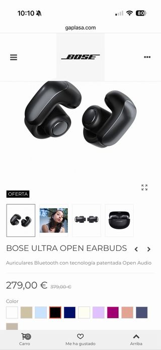 Bose Ultra Open Earbuds Nuevos