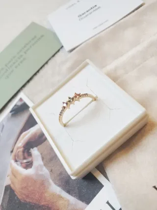 Anillo plata chapada oro 18kt Vidal y Vidal NUEVO