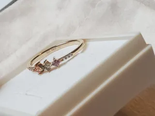 Anillo plata chapada oro 18kt Vidal y Vidal NUEVO