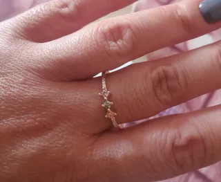 Anillo plata chapada oro 18kt Vidal y Vidal NUEVO