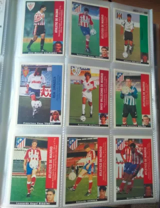 Panini Liga 95/96 - 283 cromos distintos sin pegar