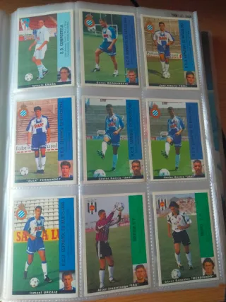 Panini Liga 95/96 - 283 cromos distintos sin pegar