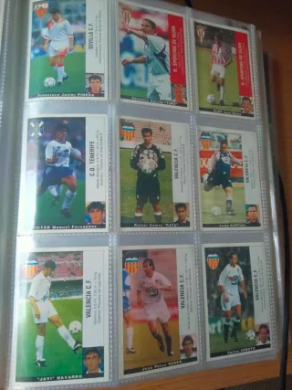 Panini Liga 95/96 - 283 cromos distintos sin pegar