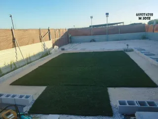 Césped artificial reciclado