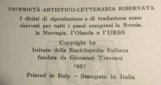 Enciclopedia Treccani 41 vol, appendici e 900