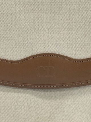 Christian Dior Bolso Clutch Beige y Marrón