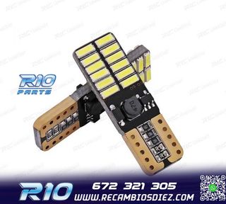 BOMBILLA T10 LED 24 SMD CANBUS
