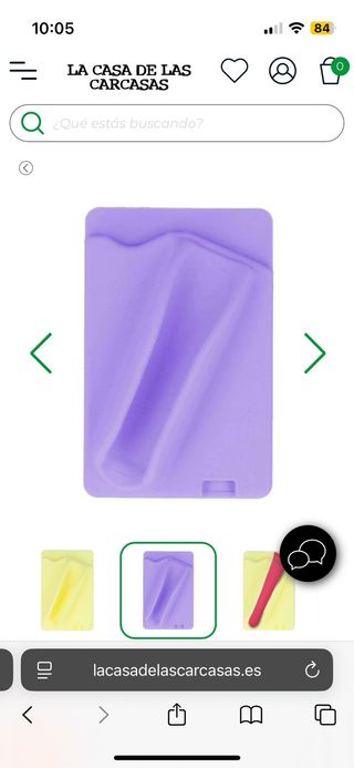 Tarjetero Lip Móvil Rosa-La casa de la carcasa