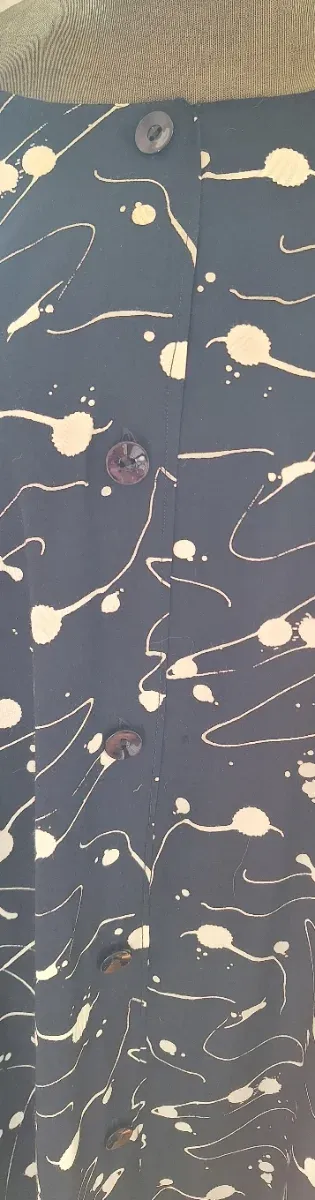 Vestito maniche corte con spacchi laterali