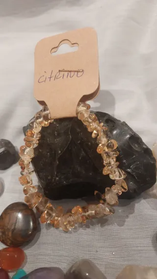 Pulsera Citrino Piedra Natural