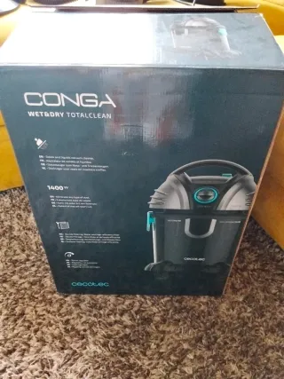 Aspiradora Cubo con Ruedas