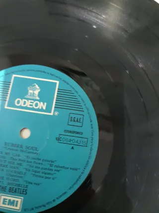 Vinilo The Beatles Rubber Soul EMI Odeon 1966