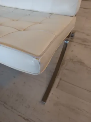 Silla Barcelona Piel y Metal