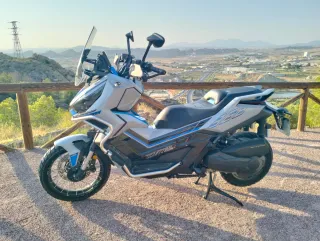 Zontes 368G Maxi Scooter Gris/Azul