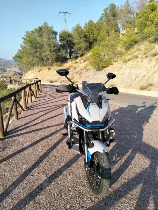 Zontes 368G Maxi Scooter Gris/Azul