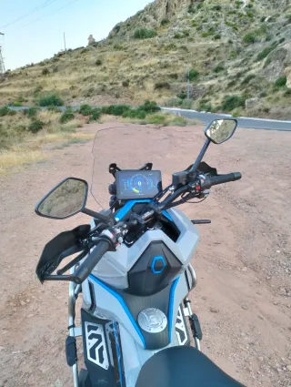 Zontes 368G Maxi Scooter Gris/Azul