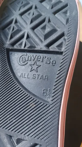 Zapatillas Converse Plataforma Rosa y Blancas