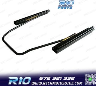 KIT ASIENTO DEPORTIVO SEMI BAQUET ESTILO RS ALCANTARA CUERO