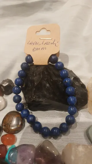 Pulsera de piedras naturales lapislazuli 8mm