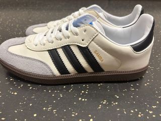 Zapatillas Adidas Samba Beige y Gris