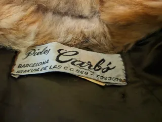 Abrigo Piel Zorro Auténtico