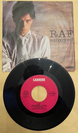 45 giri Raf - Self control 1984