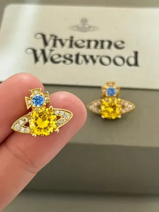 Pendientes Vivienne Westwood Orb Dorados