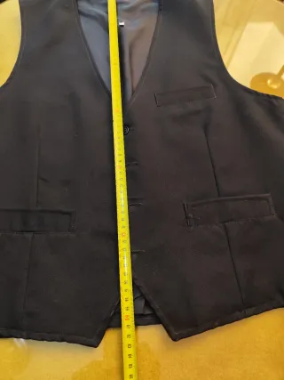 Chaleco de camarero negro,talla XL Poco usado