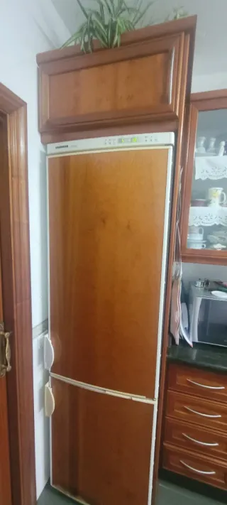 Muebles de cocina de madera con encimera de granit