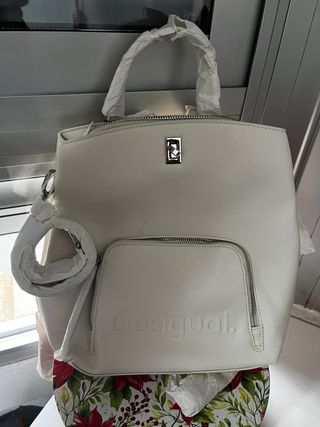 Mochila Desigual Blanca Verano