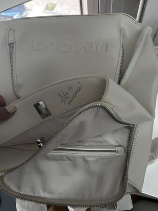 Mochila Desigual Blanca Verano