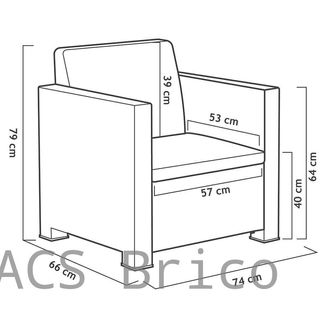 Muebles Jardín Belice Grafito