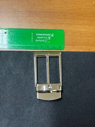 Fibbia Montblanc Oro Argento