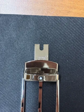 Fibbia Montblanc Oro Argento