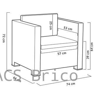 Muebles Jardín Manhattan Grafito