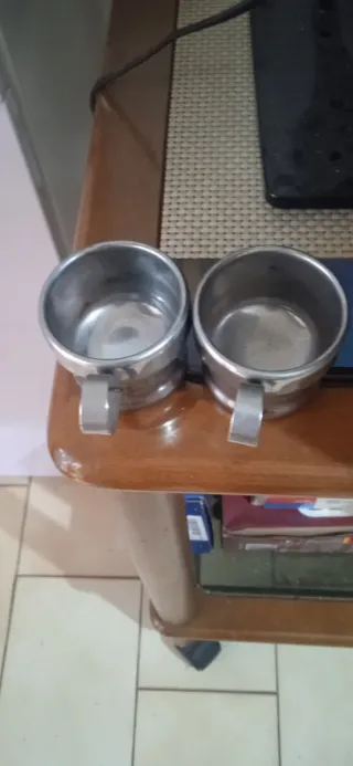 Coppia tazzine alluminio