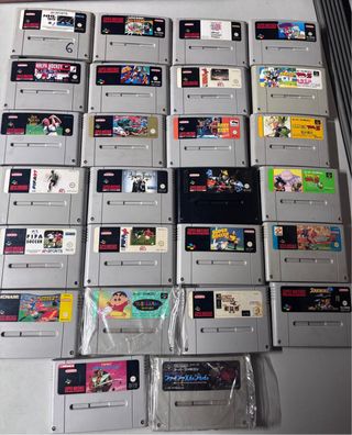 Cartuchos Super Nintendo (SNES) Americanos y Pal