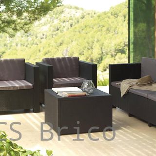 Muebles Jardín Diva Confort Storage Grafito