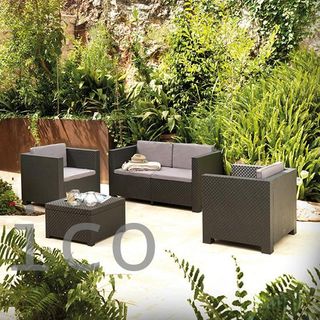 Muebles Jardín Diva Confort Storage Grafito