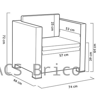 Muebles Jardín Diva Confort Storage Grafito