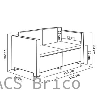 Muebles Jardín Diva Confort Storage Grafito