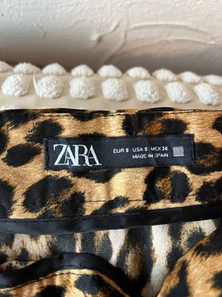 Falda pantalón animal print