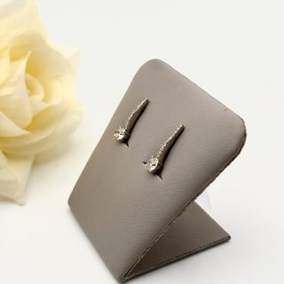 Pendientes de oro blanco 18kt con diamantes