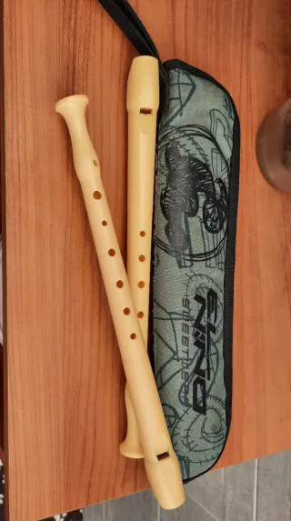 2 Flautas Escolares + Estuche