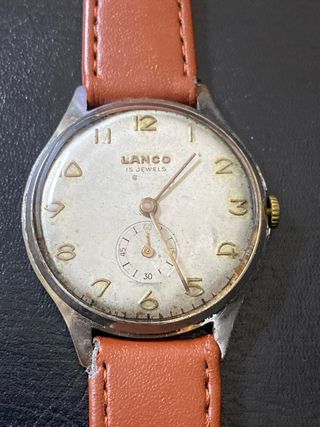 Raro Lanco 15 Jewels carica manuale anni 60-70