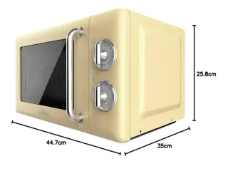 Microondas Retro Amarillo