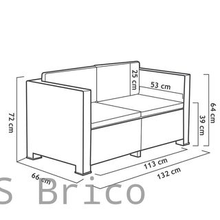 Muebles Jardín Diva Confort Storage Grafito