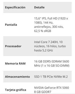 Portátil HP Victus 15