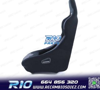 ASIENTO BAQUET UNIVERSAL ALCANTARA NEGRO LOOK POLE POSITION