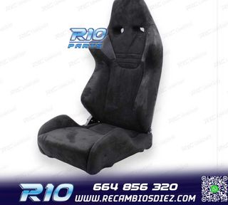 KIT ASIENTO BAQUET UNIVERSAL NEGRO EVO ERS RALLY